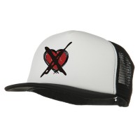GORRA NEGRA FUCK LOVE HEART